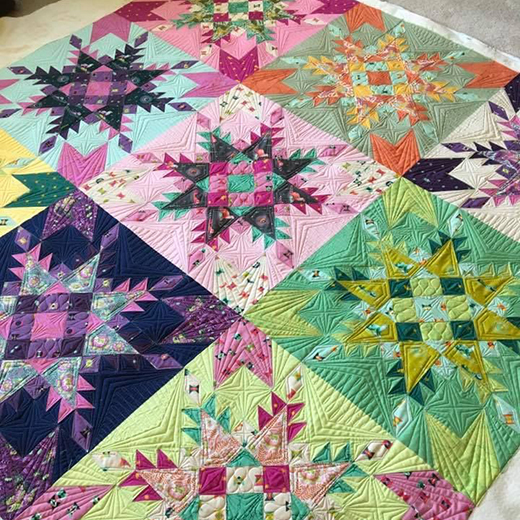 Feathered Stars Quilt Pattern