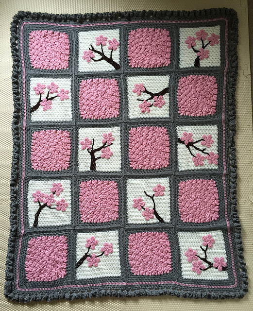 Cherry Blossom Blanket