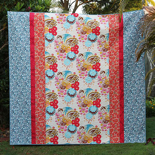 Summer Totem Queen Sized Quilt