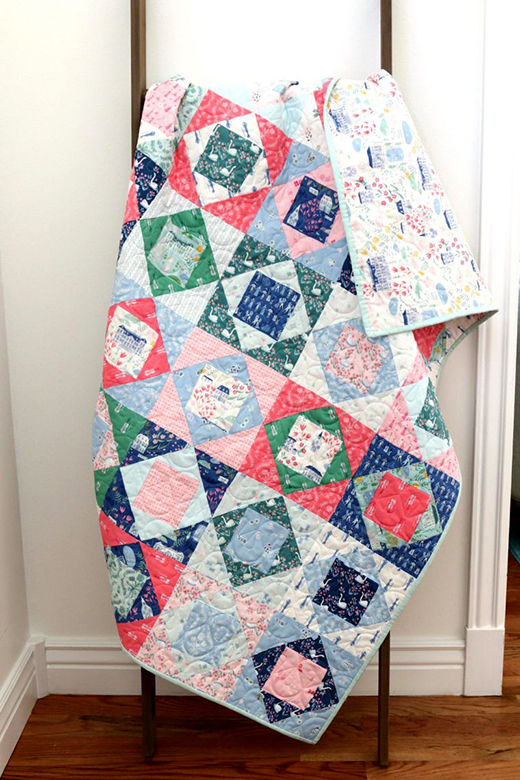 Economy Block Crib Quilt