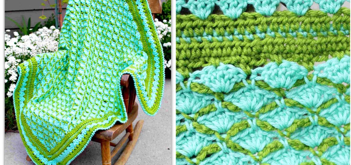 Frog Pond Baby Blanket