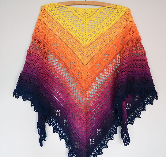 Flower Valley Shawl Crochet