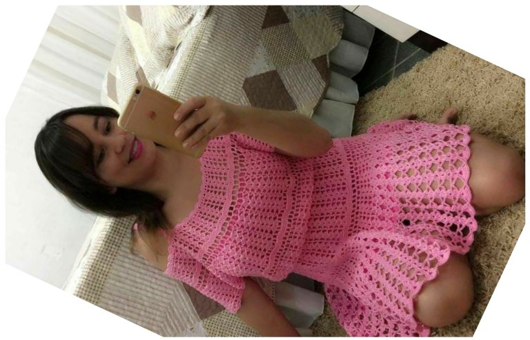 Crochet Tunic Gown