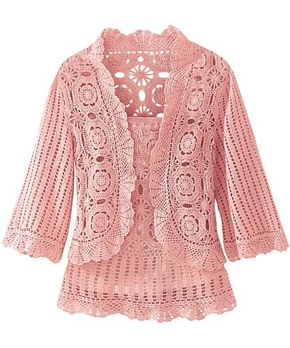 Blouse in Jacket Crochet