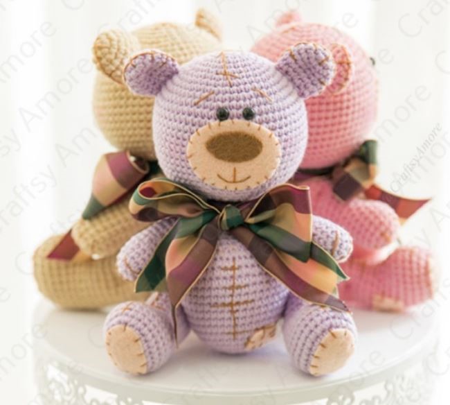 AMIGURUMI PATCH BEAR