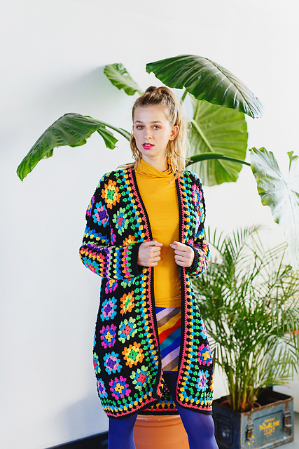 Kaleidoscope Cardigan – Crochet Pattern